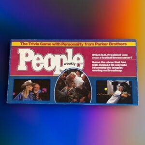 Vintage Parker Brothers People Weekly Magazine Trivia Game 1984